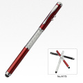 Top Sale Crystal Free Ink Recil Refilt Metal Stylus caneta boligrafos personalizados